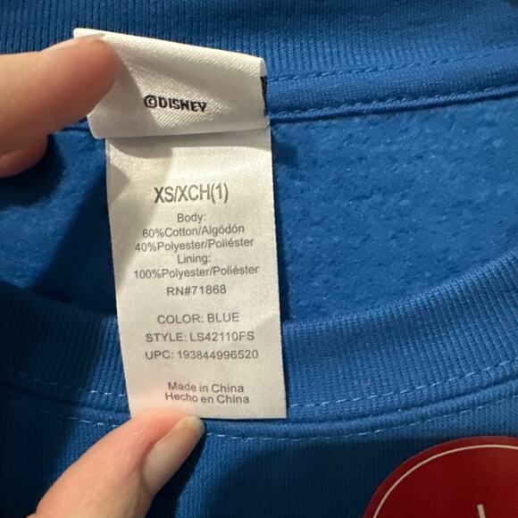 Stitch Christmas Sweatshirt Light Up XS - Picture 3 of 4